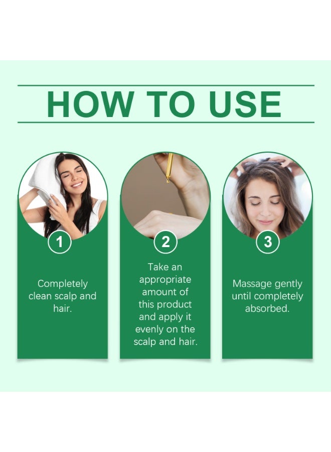 HOEGOA Rosemary Oil Hair Treatment - Strengthens, Smooths, Nourishes, Repairs, Reduces Frizz, Promotes Hair Growth 50ML - Image 3